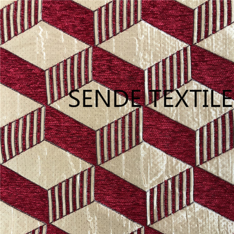 Chenille Jacquard Sofa Fabric