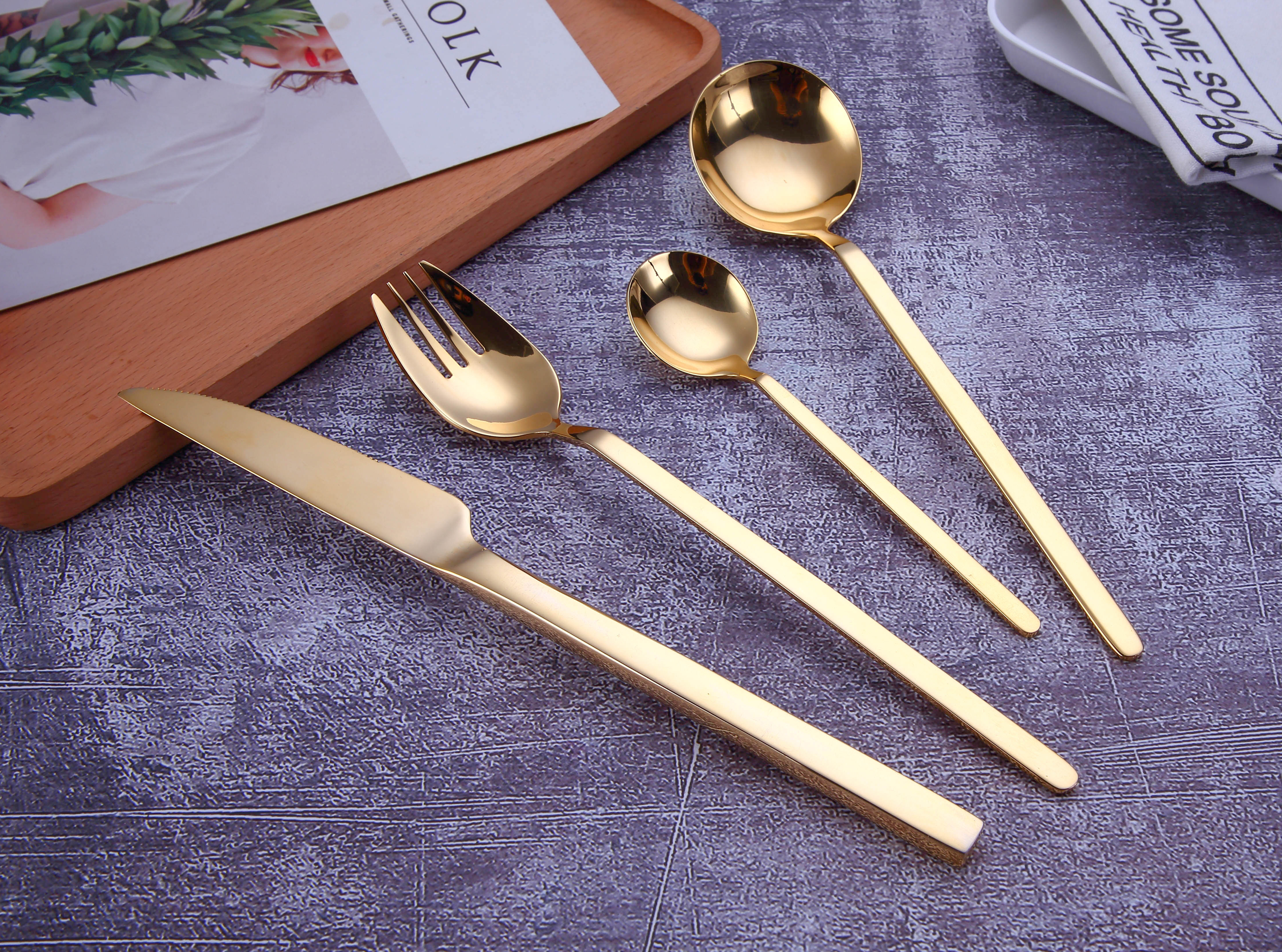 stainless steel cutlery