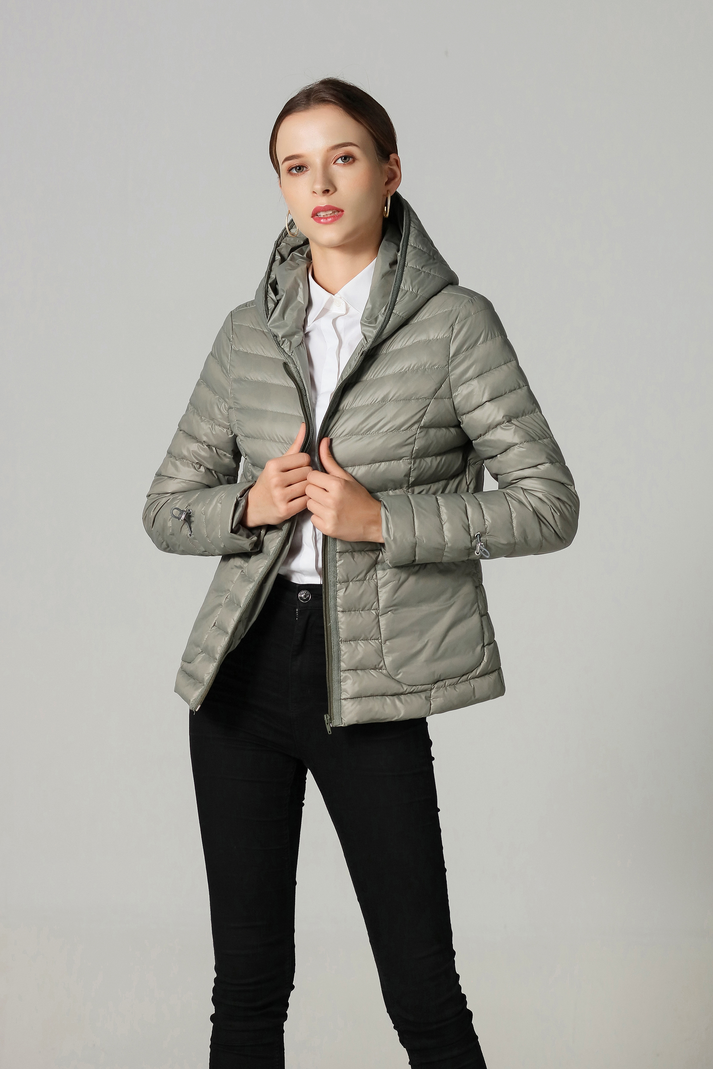 Ladies' two in one padding coat