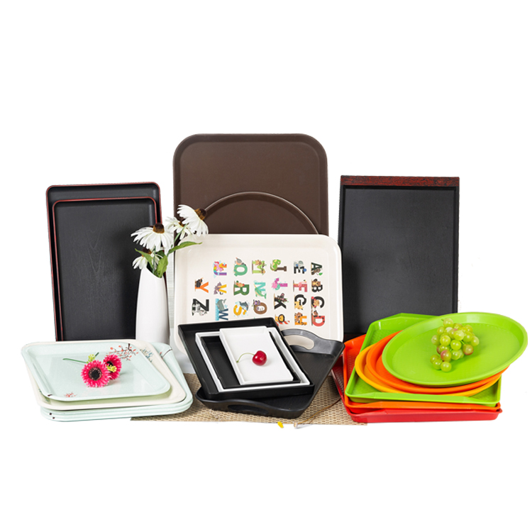 hotel restaurant unbreakable plasic serving trays