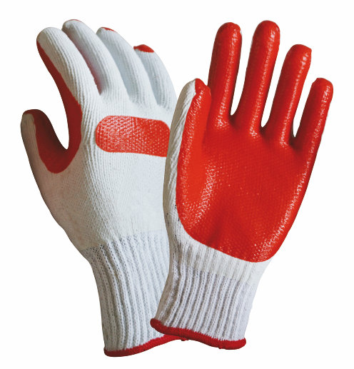 Work gloves,laminated latex coated gloves