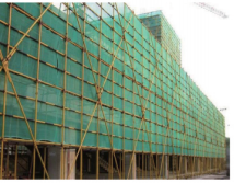 Anti fire HDPE UV Scaffold safey net and debris netting