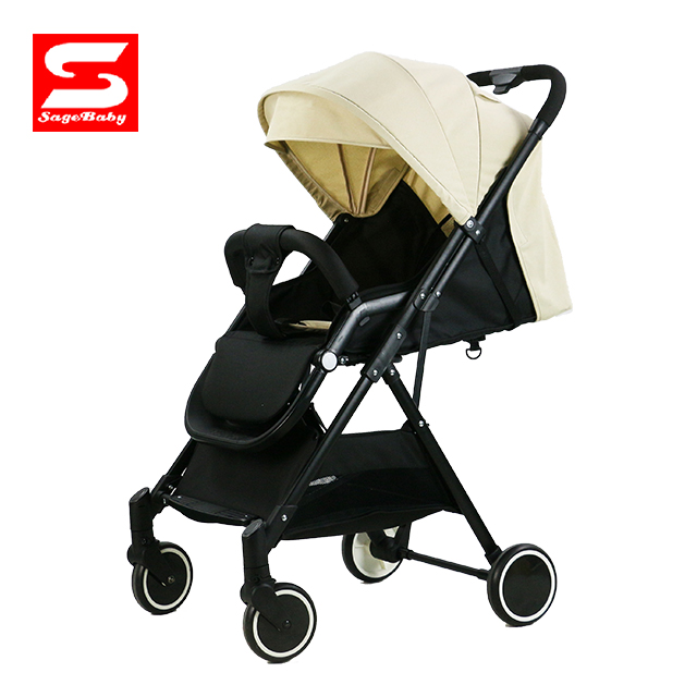 Sagebaby classic high view baby stroller T308 cream