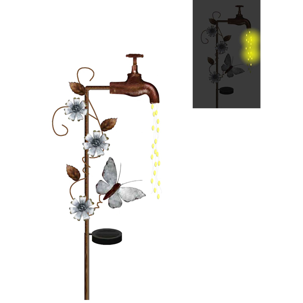 Buttlefly Solar light Stake