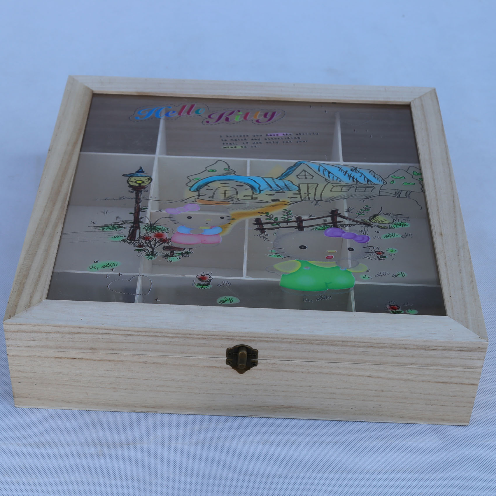 wooden tea box