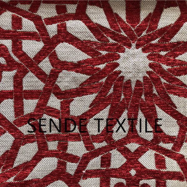 Chenille Jacquard Sofa Fabric