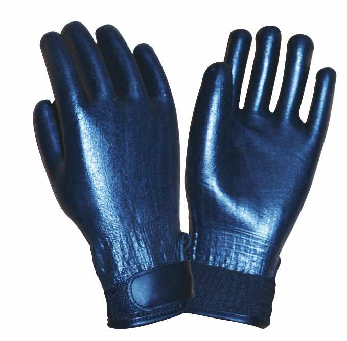 Safety glove,13 gauge foam nitrile fully coated glove with adjustable strap cuff