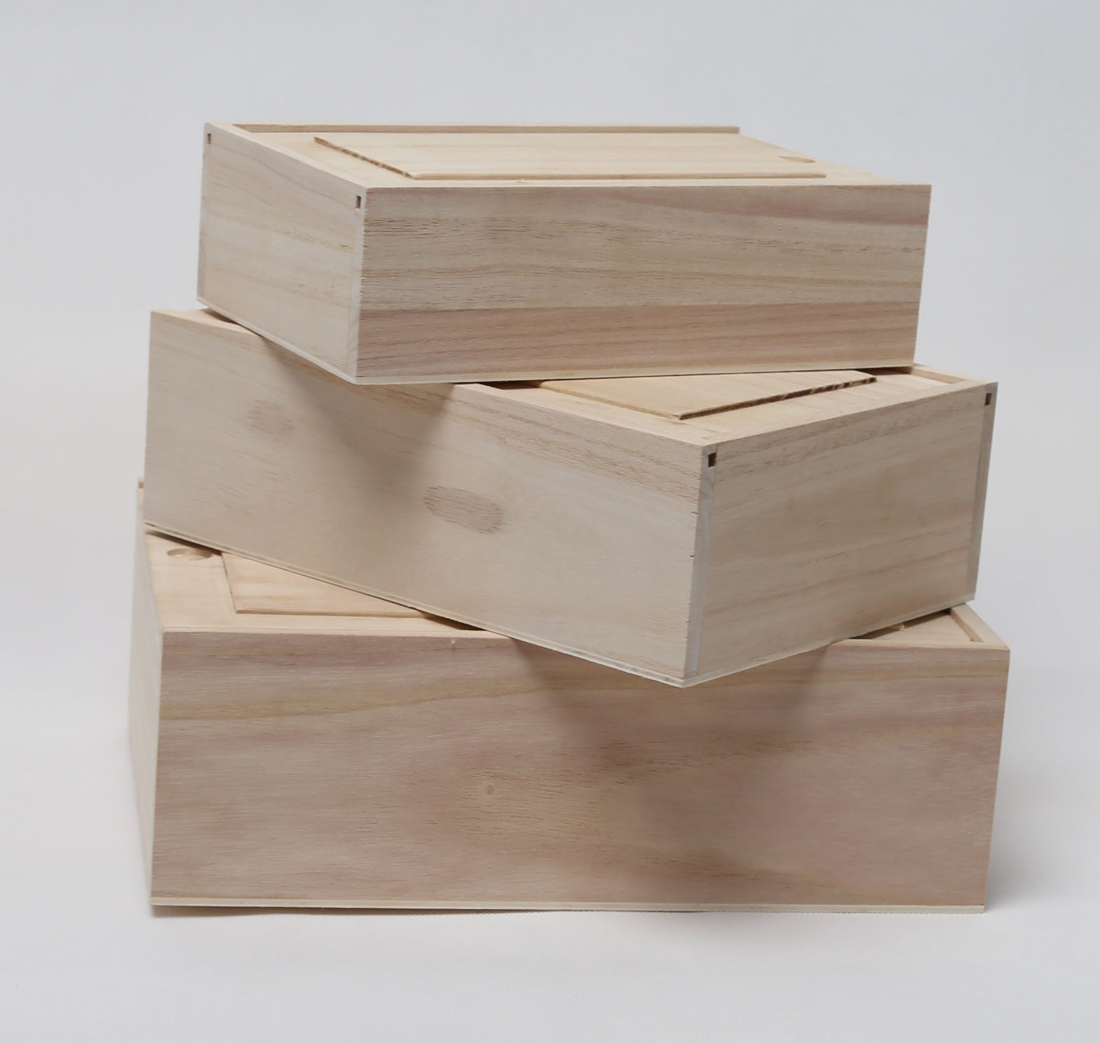 3 pcs wooden box wooden gift box