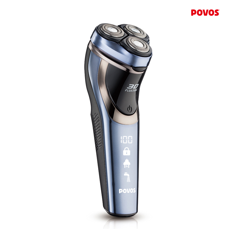 POVOS Electric shaver rotary shaver men shaver