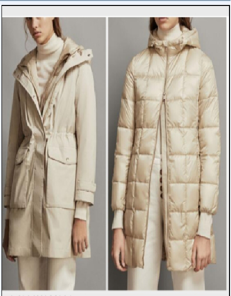 Ladies' two in one padded coat