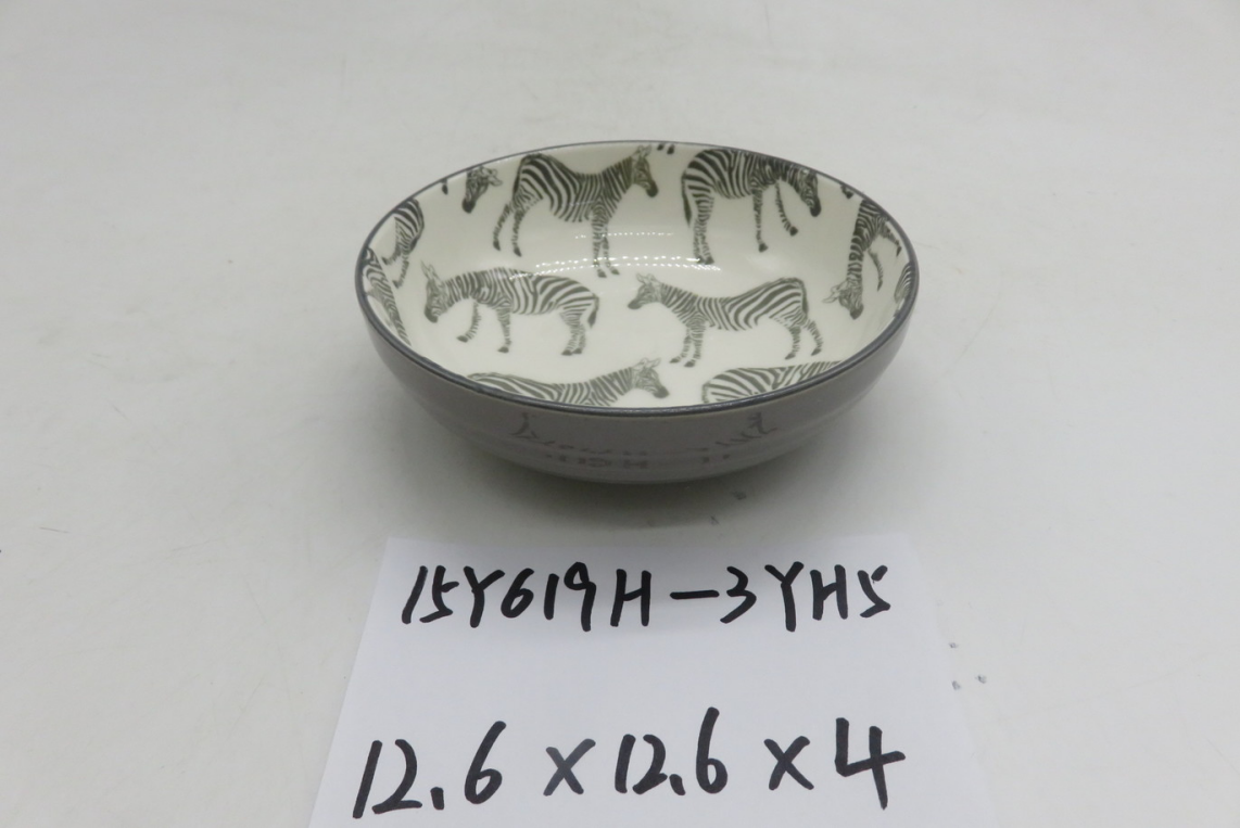 zebra bowl
