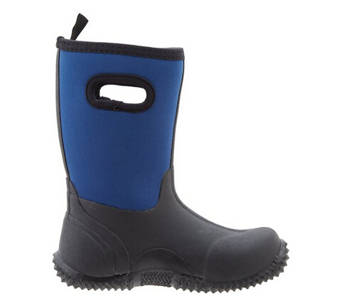 Boys' Neoprene Rubber Waterproof Winter Warm Durable Rain Boots