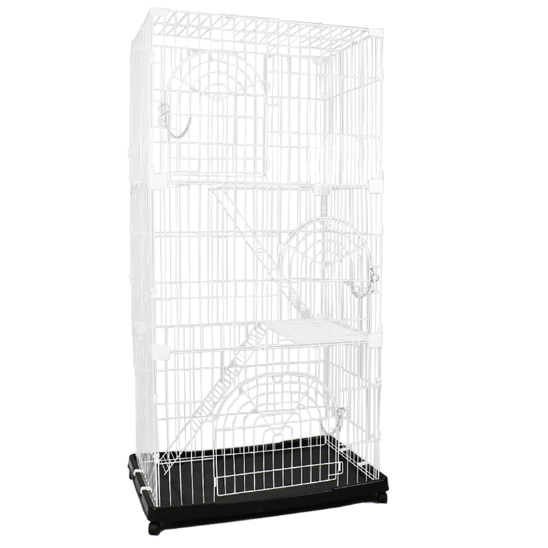 Wire plastic cat cage