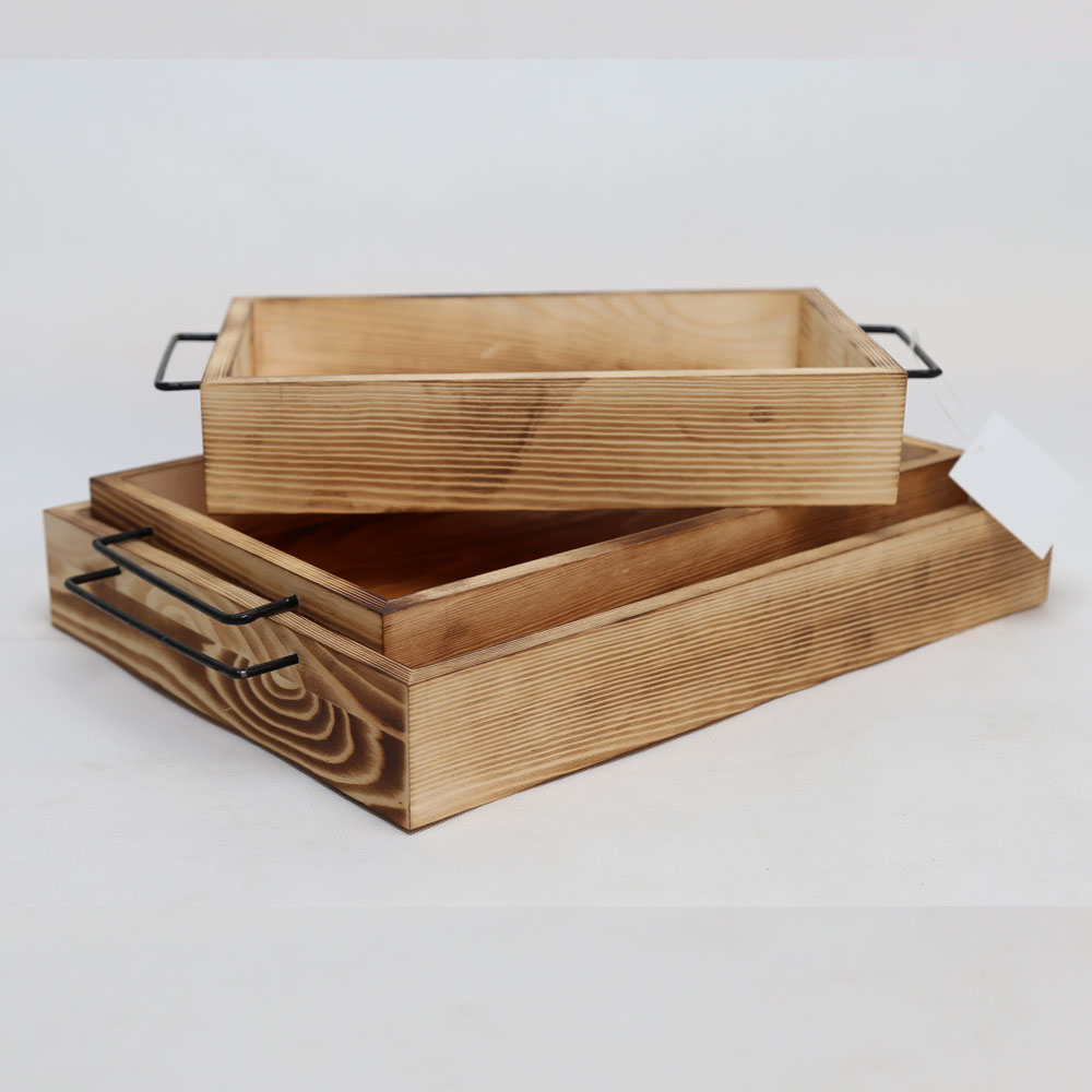 wooden serving tray