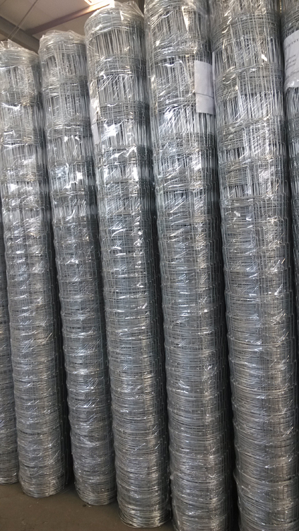 Galvanized Hinge Joint Field Fence