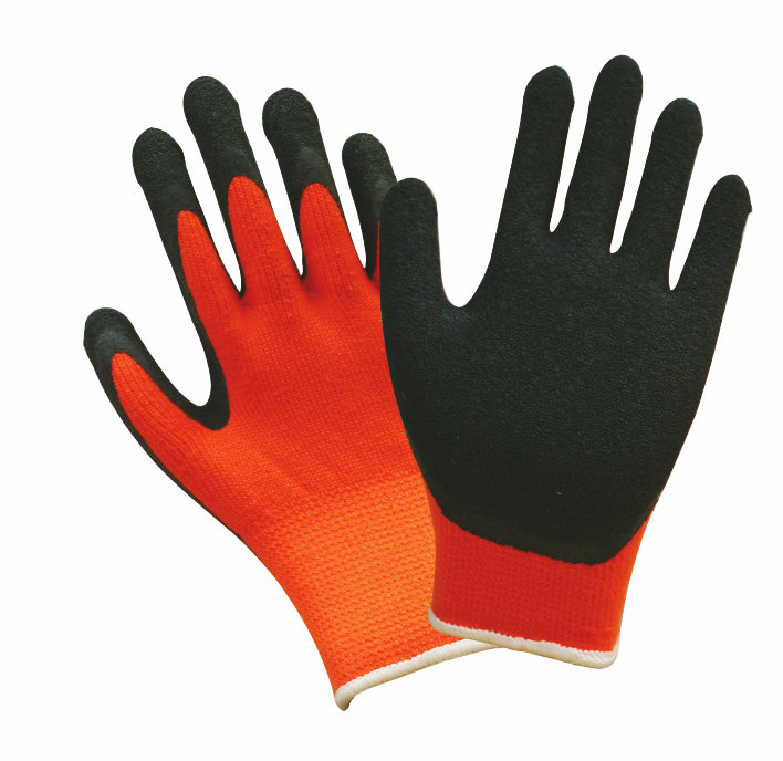 10G seamless thermal glvoes with foam latex