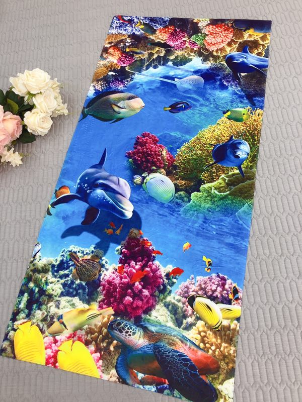 Microfiber Printed Beach Towel