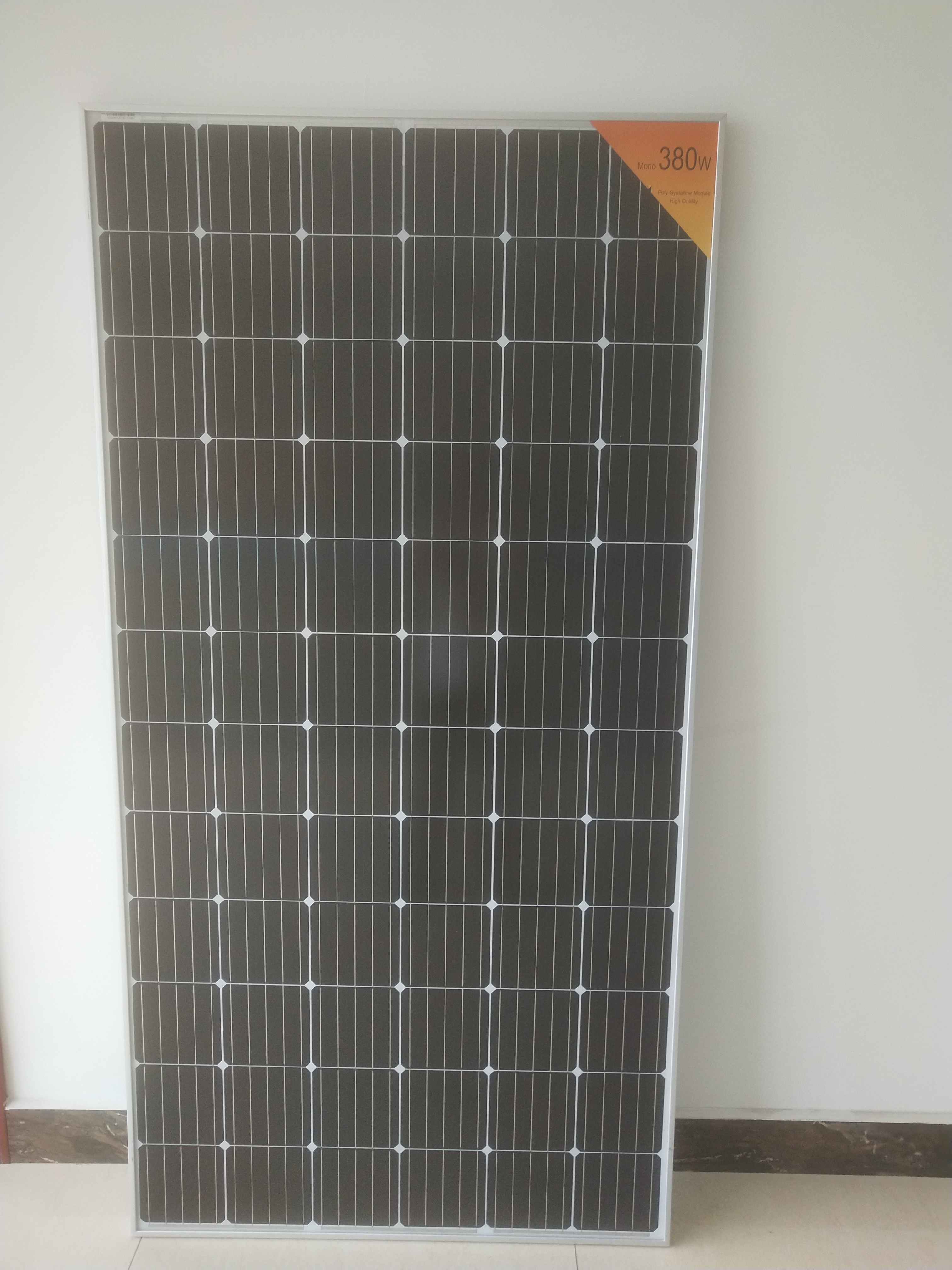 HUIDA Single mono crystal 380W solar panel solar module factory Customize on or off-grid photovoltaic power generation system