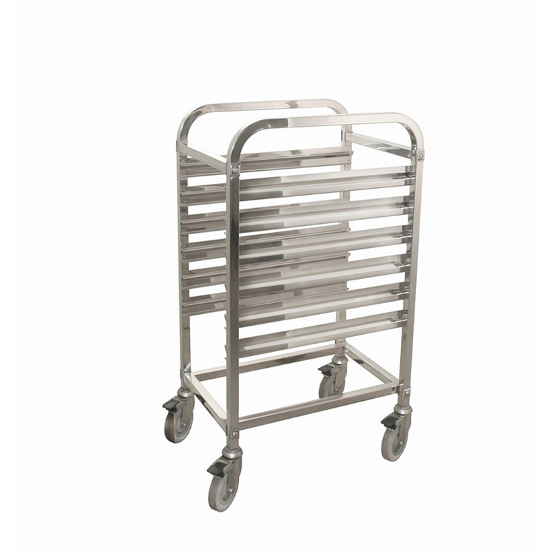 S/S FOOD PAN TROLLEY single-column(lower)-6 LAYER