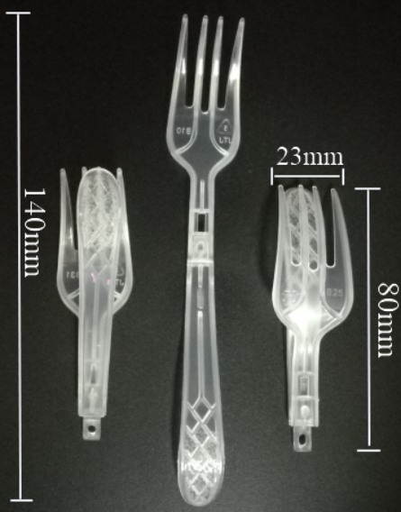 plastic folding fork