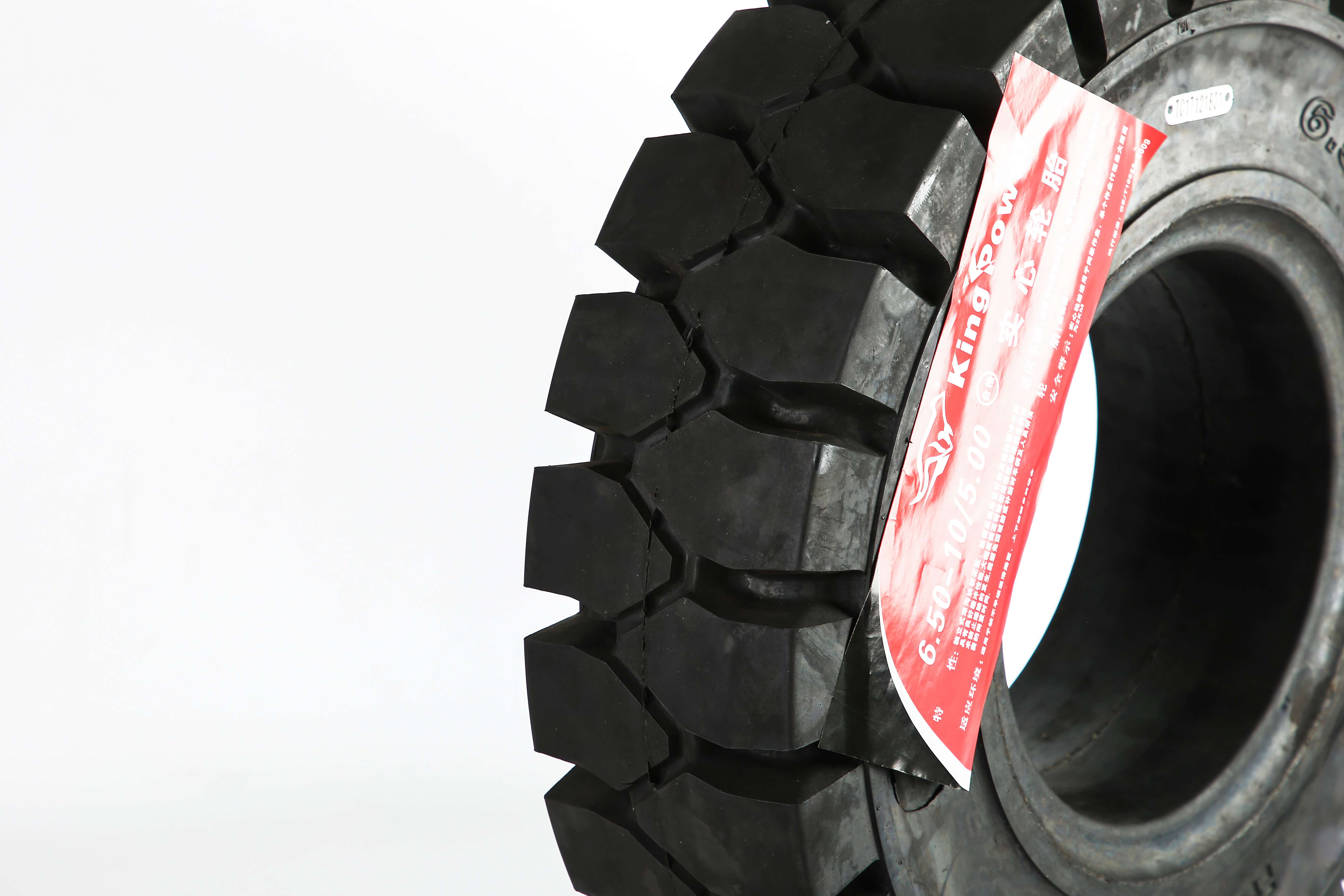 706mm Outer Diameter NR Material 9 '' Solid Rubber Tires For Forklift Truck