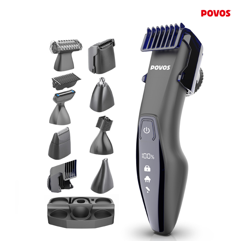 POVOS hair trimmer beard trimmer hair clipper trimmer set
