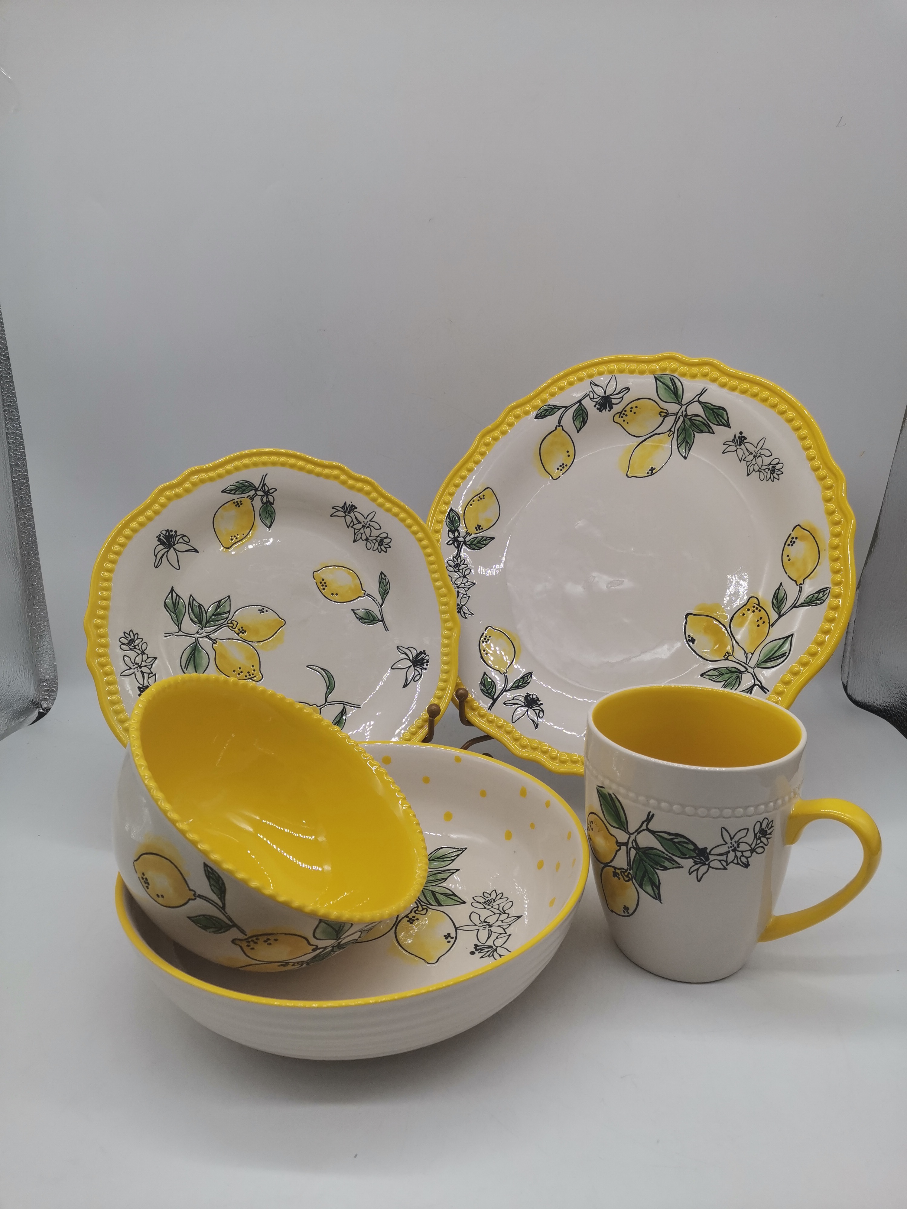#Ceramic Dinnerware, Ceramic Tableware, Ceramic Kitchenware, Serveware,16pcs dinnerware set