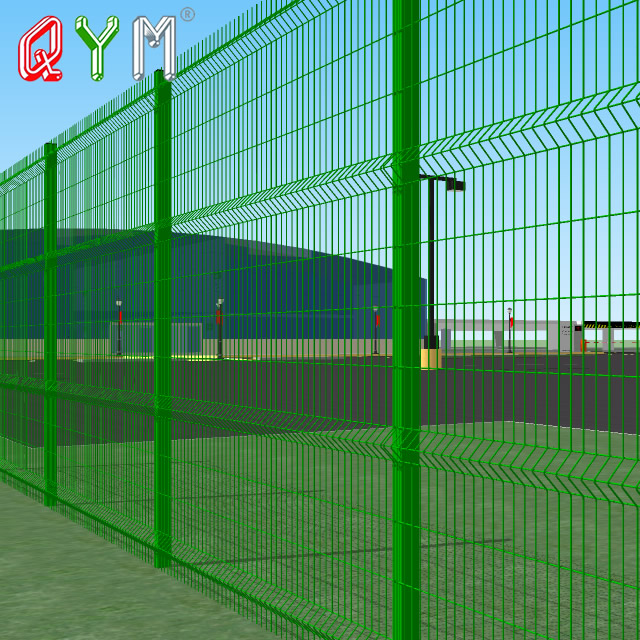 Welded mesh fence
