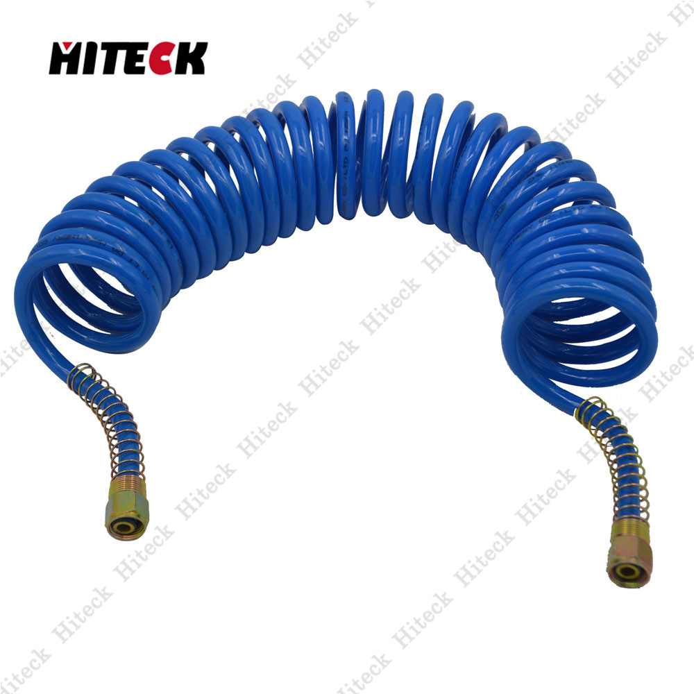 High pressure compressor polyurethane coil hose curly hose pipe