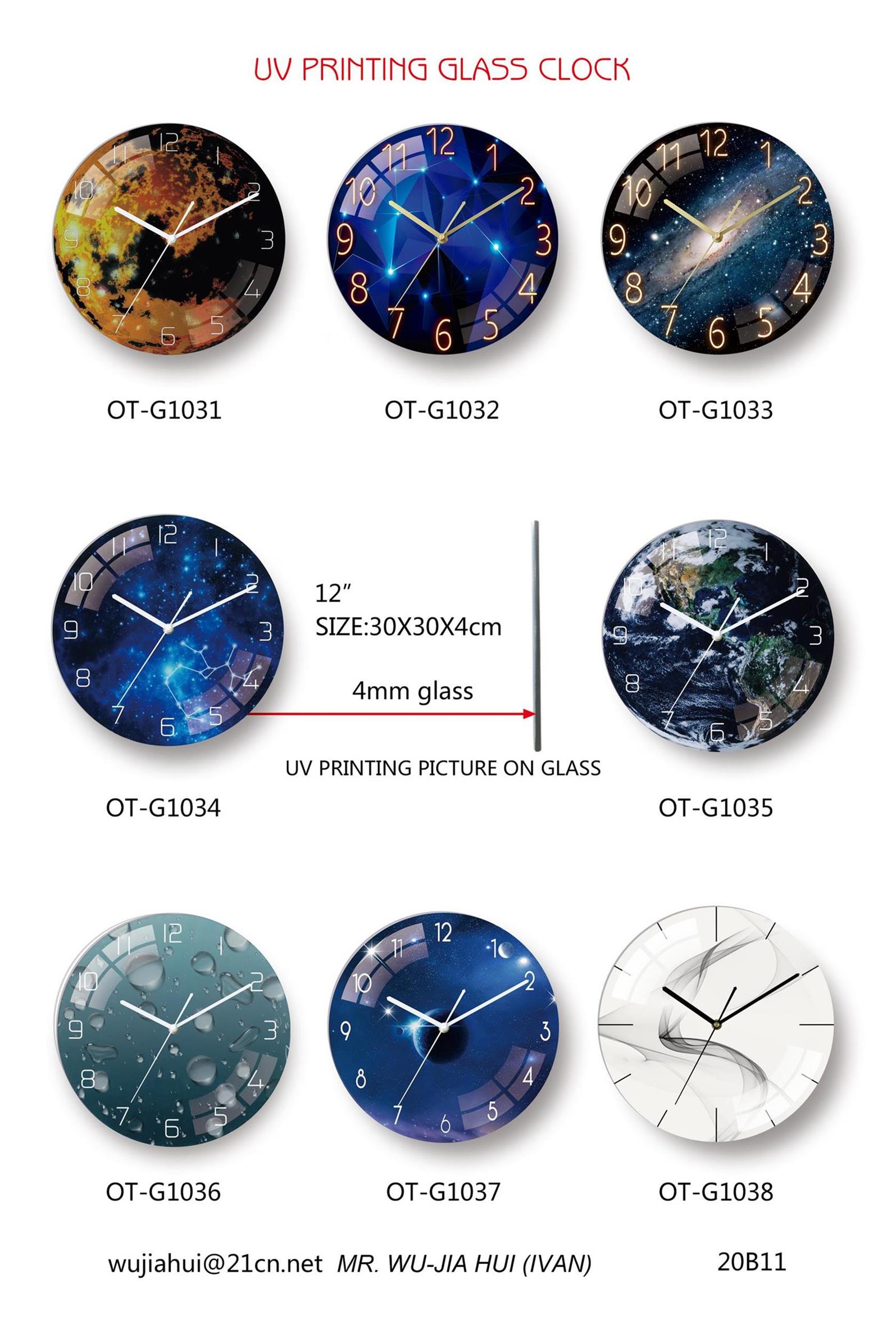 Glass Clock