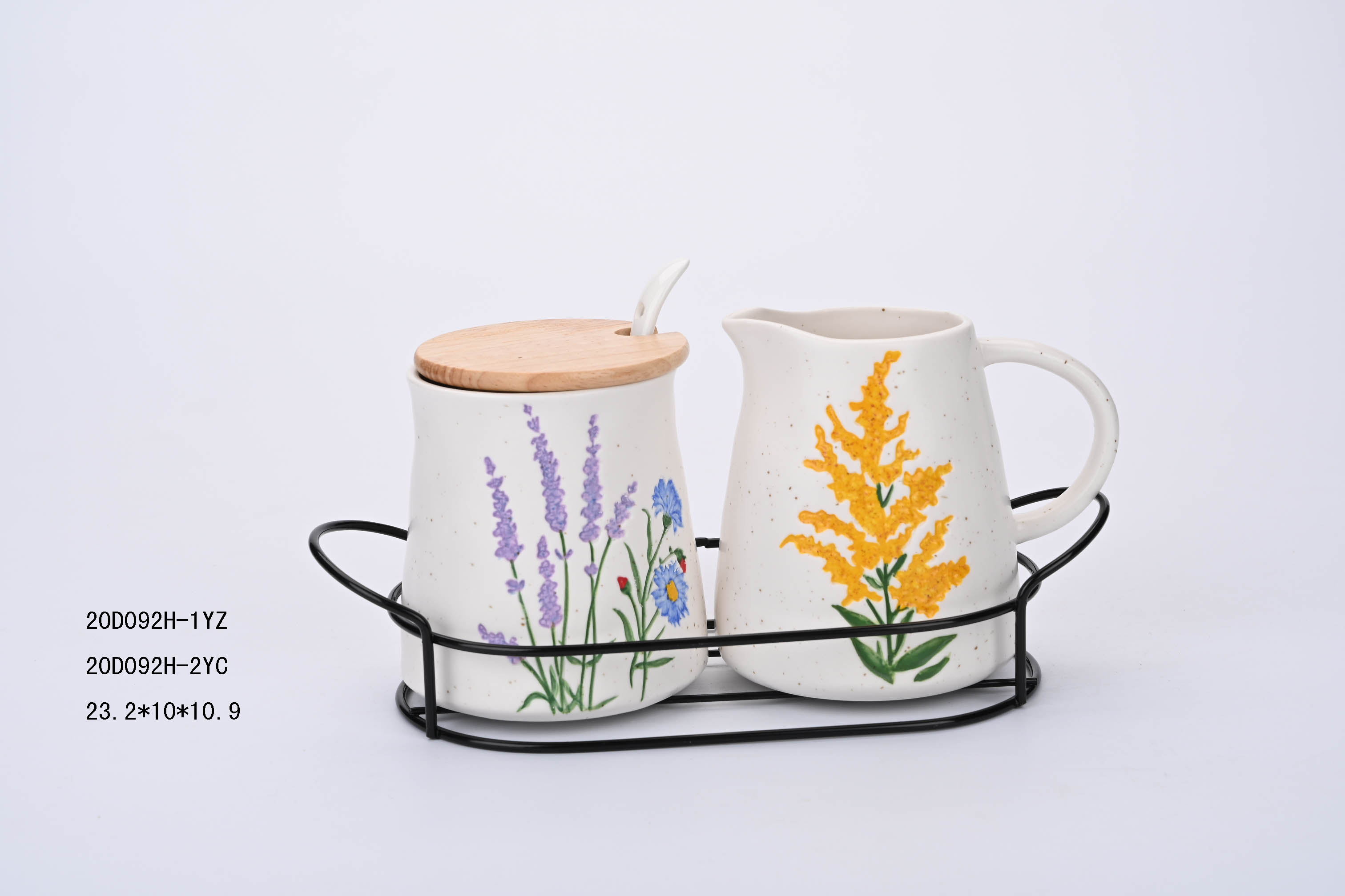 Set 2 Sugar And Creamer