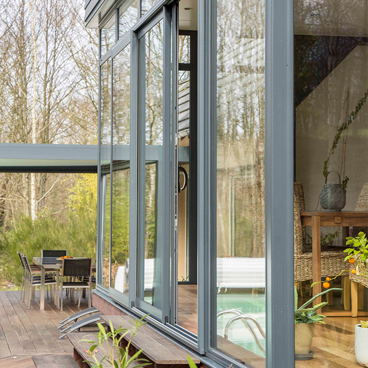 001a Lower price Aluminium extrusion Folding door profile