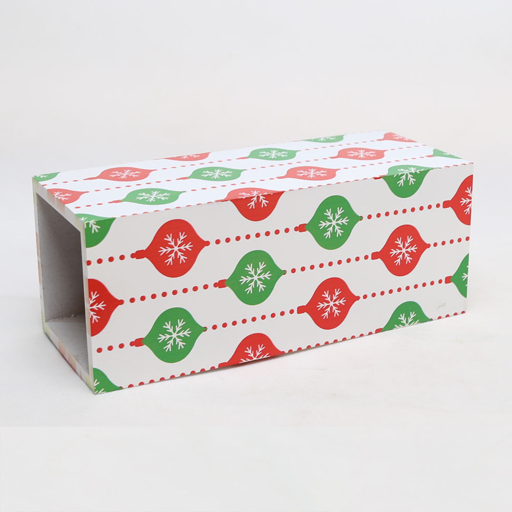 Wooden Chirstmas Decor Hanging Decor Wooden Christmas Storage Crate Box Christmas Tree