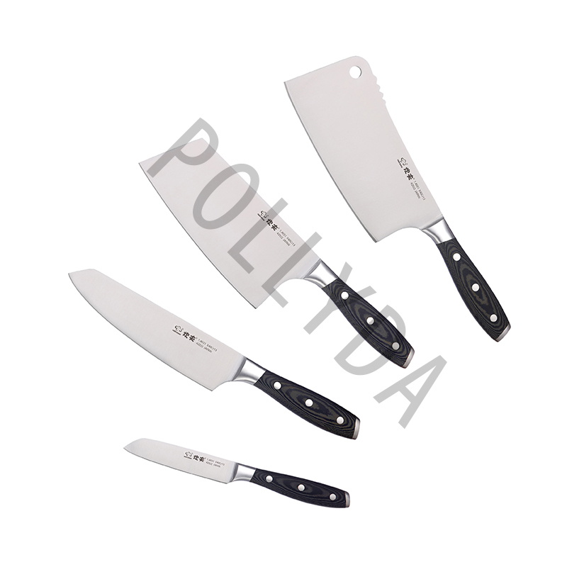 Chinese style set of 4pcs knives kitchen knife D82 series