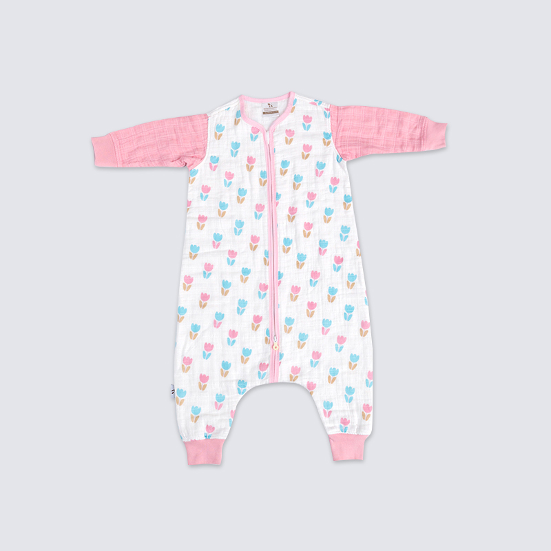 Baby muslin long sleeve sleeping bag