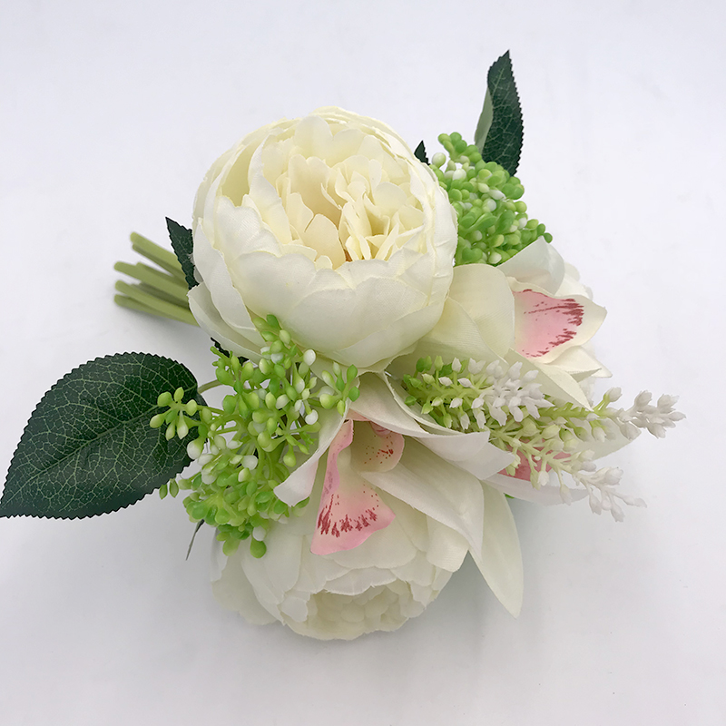 10 Branches Peony Orchird Bouquet