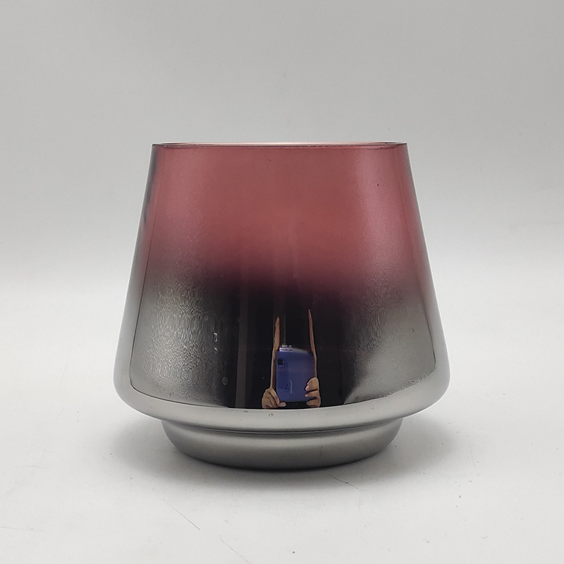 Glass candlestick