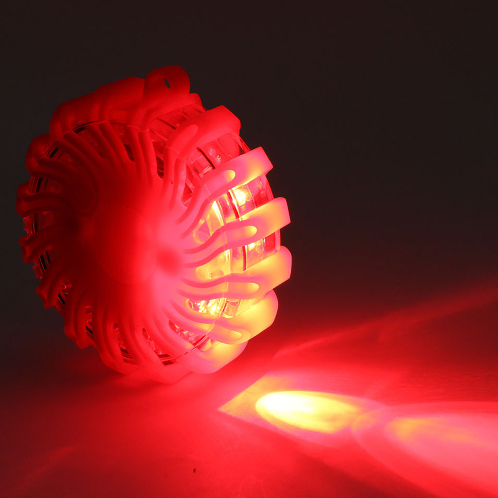 TOPLEAD DC Charging Adapter 16LED Roadside Flare Flashing Safety Road Warning Light Traffic Car Emergency Strobe Lamp