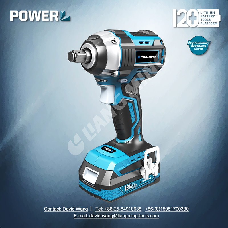 18V brushless lithium battery cordless impact wrench
