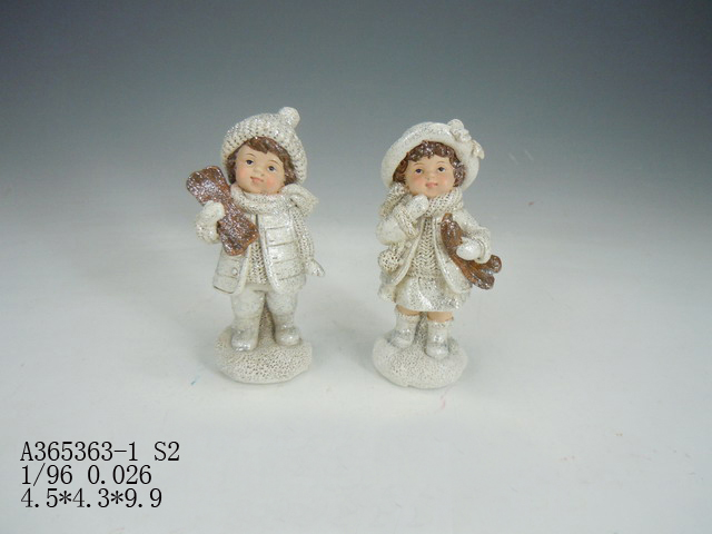 4”chrismas Kids S/2