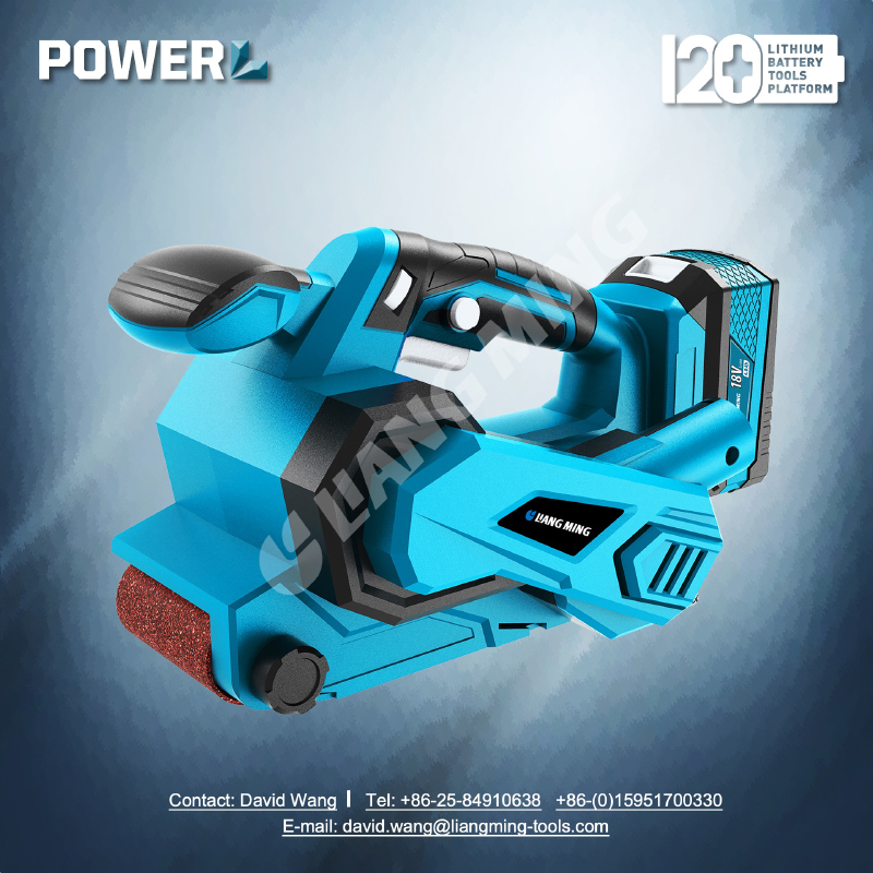 18V lithium battery cordless belt sander