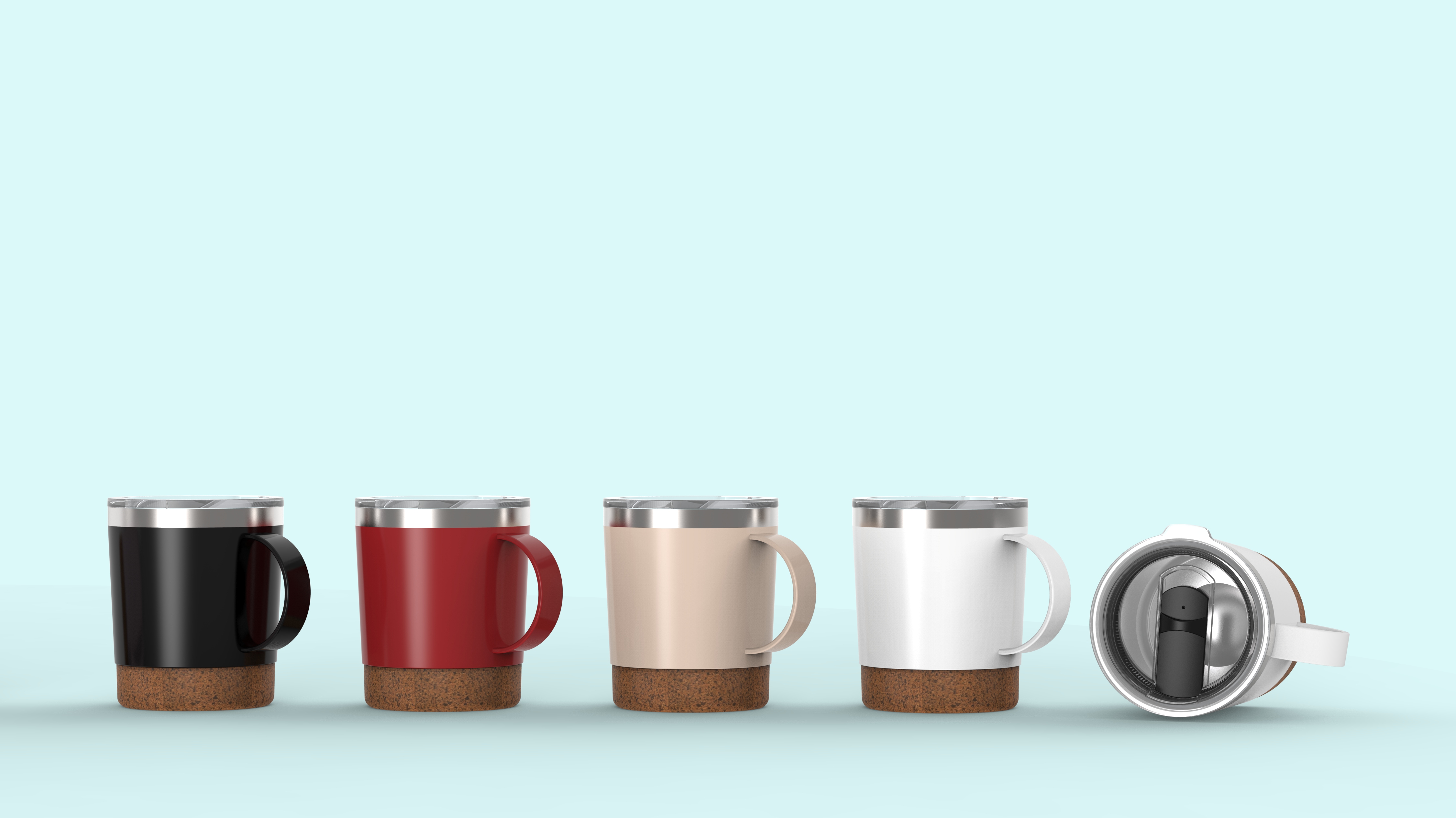 Double wall stainless steel coffee tumbler 13.5OZ