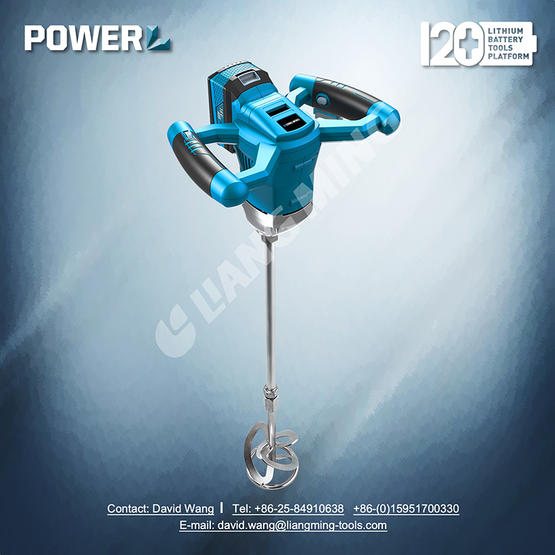 18V lithium battery cordless mixer