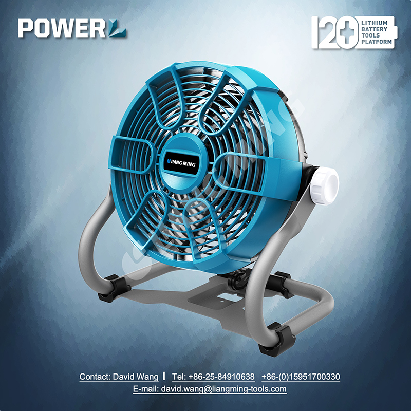 18V lithium battery cordless fan