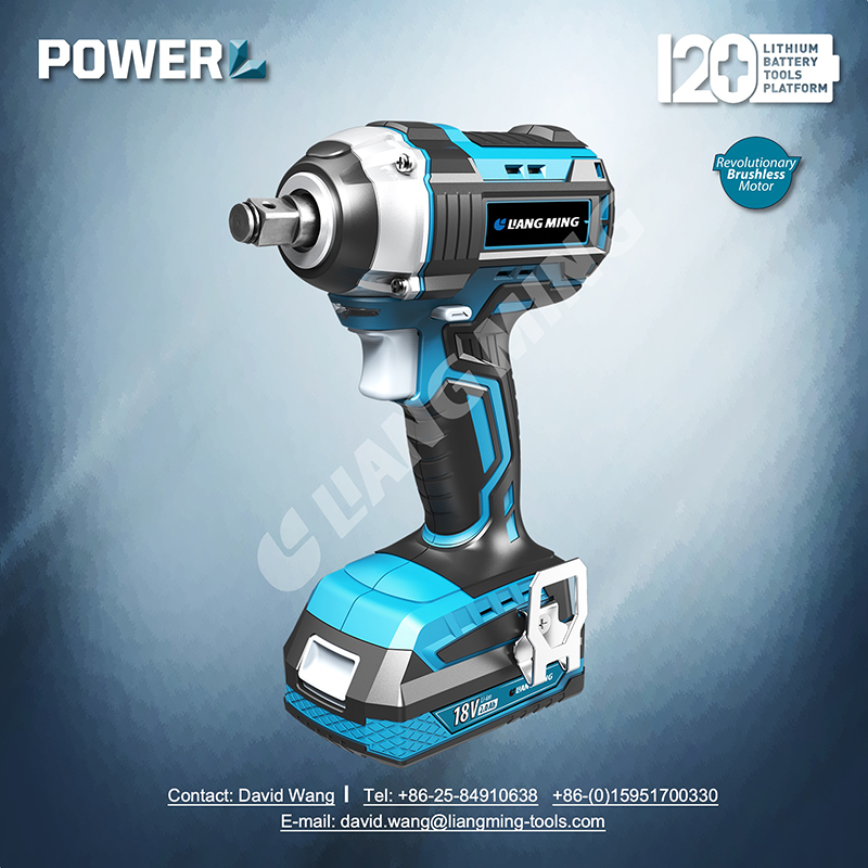 18V brushless lithium battery cordless impact wrench