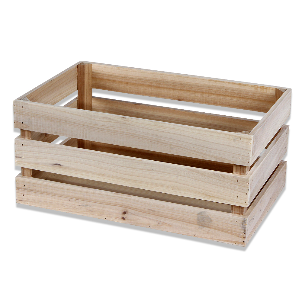 Unfinished Wooden Crate
