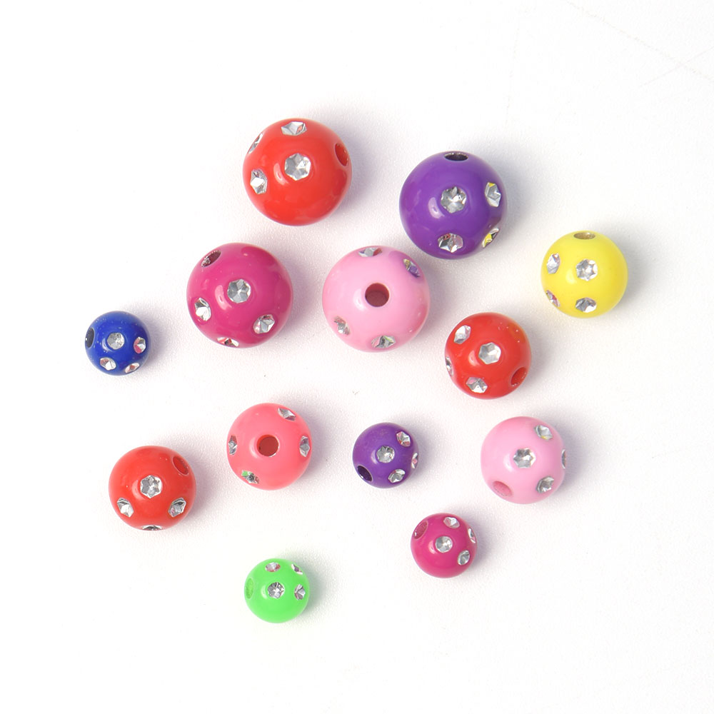 Round Acrylic Beads