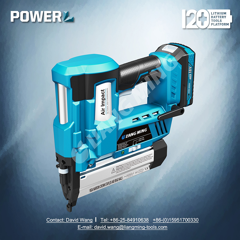 18V lithium battery cordless nail gun
