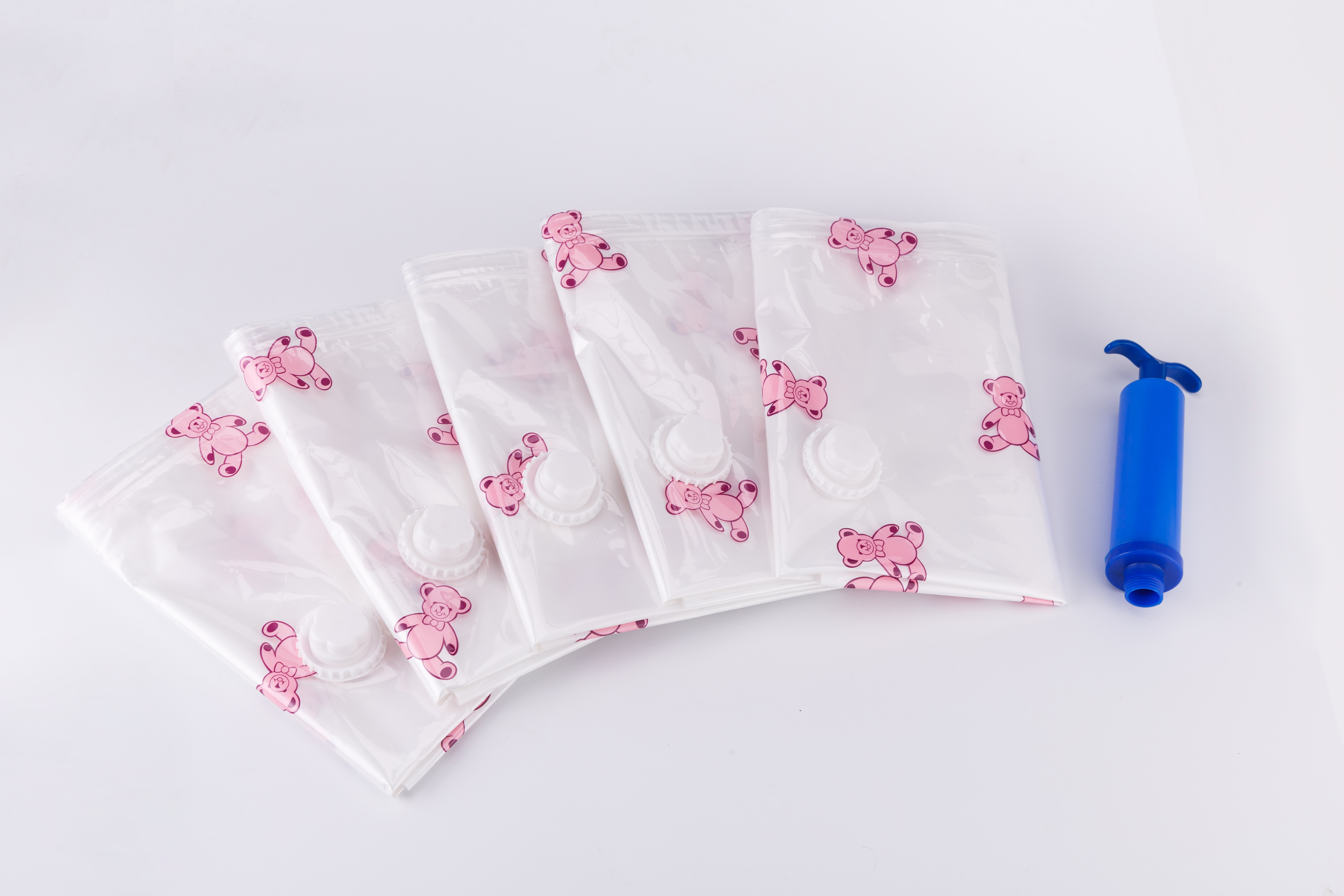 Reusable plastic mattress compressed vacuum bags