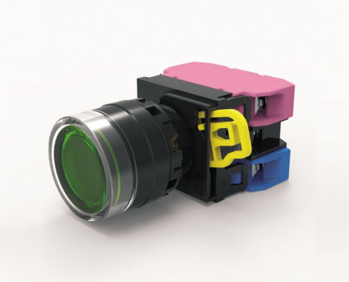 HQ 22mm plastic push button switch